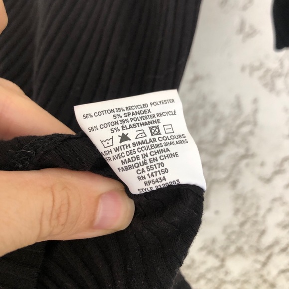 Frank & Oak Ribbed Black Top - Picture 6 of 10